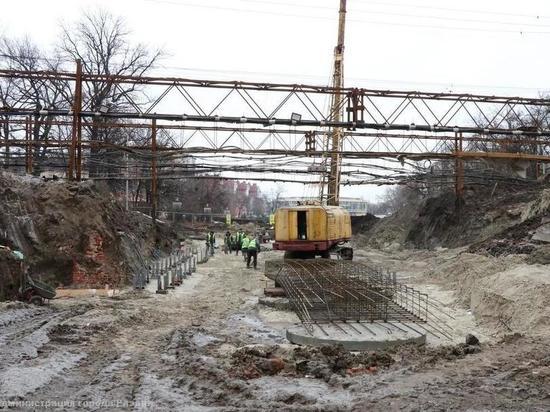 Реконструкция моста на улице Ленина в Рязани ведется согласно графику