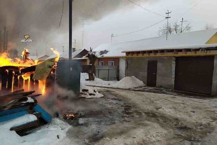 Что горит в октябрьском районе сейчас