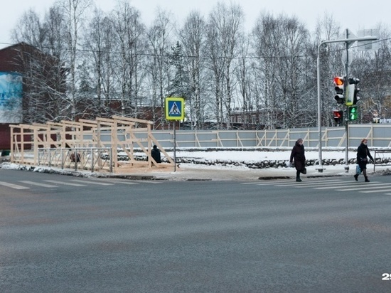 На улице Поморской в Архангельске начато строительство делового центра
