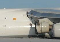 Названа причина крушения самолета Ан-124 "Руслан" в аэропорту Новосибирска в середине ноября