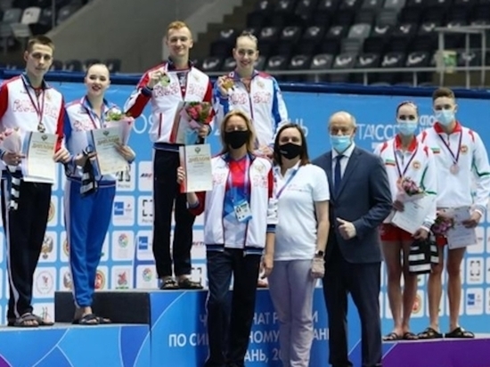 В копилке сборной Татарстана первые медали ЧР по синхронному плаванию