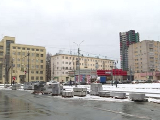 К подрядчику, реконструирующему площадь Победы в Иванове, применят штрафные санкции