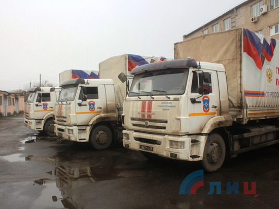 В ЛНР получили 43 тонны гуманитарной помощи из РФ