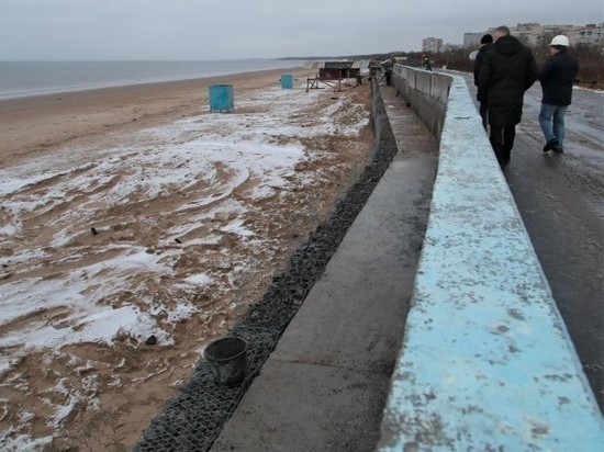 Чиновники Северодвинска оценили работы по укреплению берега на Яграх