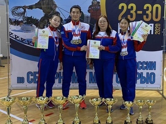 Юниоры из Якутии выиграли 10 медалей в первенстве России по северному многоборью