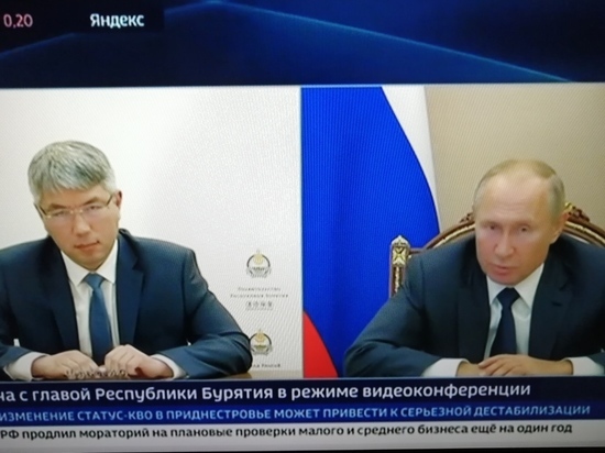 Владимир Путин похвалил главу Бурятии за инвестиционный рост