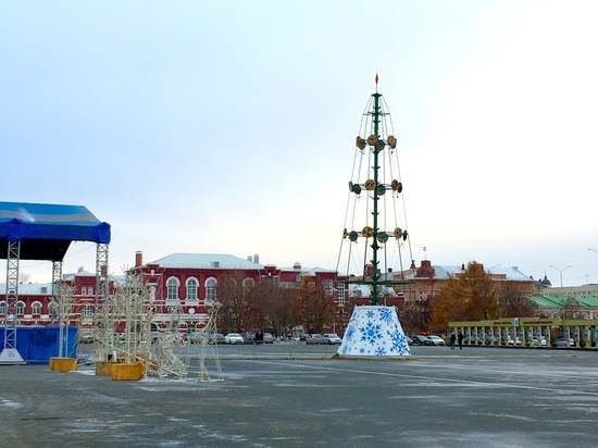 Саратовцы в последний раз видят живую ель на Театральной площади