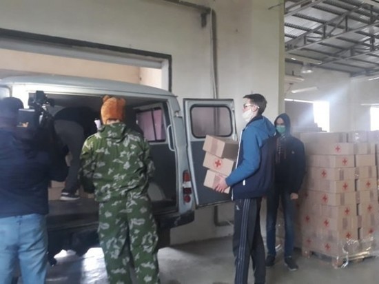 Астраханская область получила гуманитарную помощь