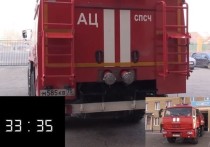 Бойцы Специализированной пожарно-спасательной части забайкальской ФПС приняли участие в челлендже #МЧСнаВызов и сняли на видео 34-секундный сбор на вызов