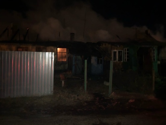 Пять семей остались без дома из-за пожара под Рязанью