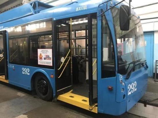 Московский троллейбус сломался на первом рейсе в Чите