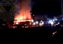В ночь на 8 декабря в Чите на улице Красноармейской, 27,а произошел пожар