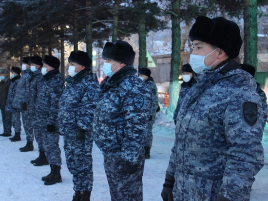 Сводный отряд полиции Тувы отправился на Северный Кавказ