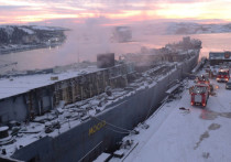 В городе Полярный, ЗАТО Александровк, произошло возгорание на судне «Митрофан Москаленко»
