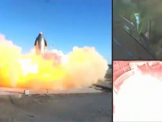 "Марсианская" ракета Starship компании SpaceX взорвалась при испытаниях