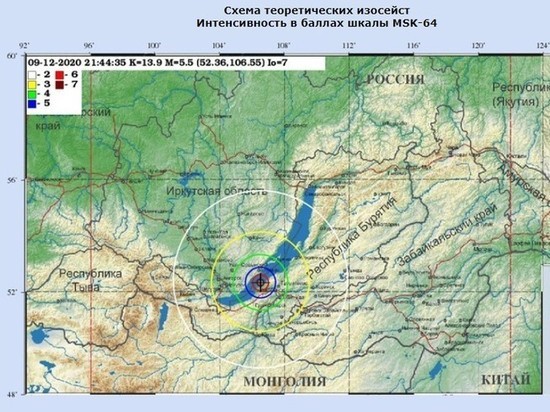 Землетрясение из Бурятии докатилось до западных районов Забайкалья