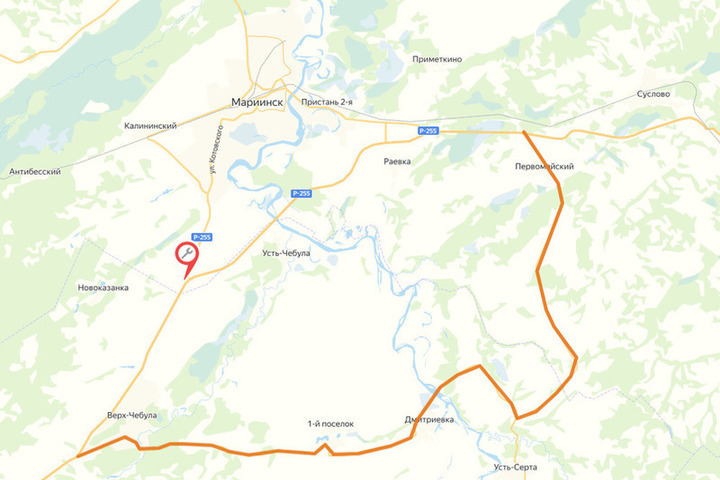 Р 255 сибирь на карте. Р-255 трасса в Кемерово на карте. Новая трасса Кемерово Мариинск. Трасса р255 Сибирь на карте. Кемерово Мариинск карта.
