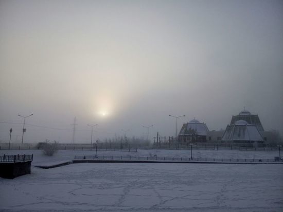 Сегодня ночью температура воздуха в Якутске снизится до -45°С
