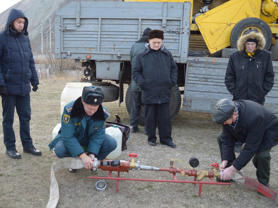 В МЧС ДНР испытали оборудование для тушения пожаров в шахтах