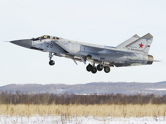 Российский МиГ-31 перехватил самолет-разведчик США