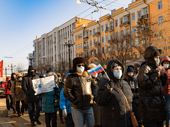 В Хабаровске задержано семь активистов акций в поддержку Фургала