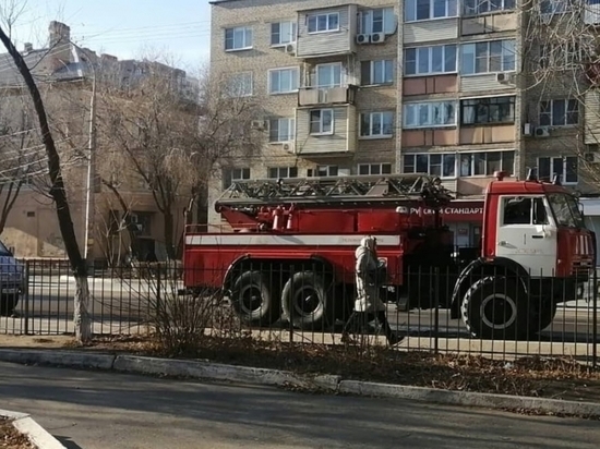 В Астрахани сгорело 5 квадратных метров поликлиники