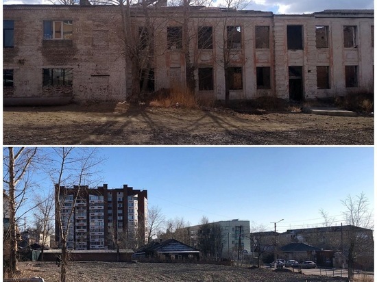 Представляющую опасность с 2006 года школу снесли в Забайкалье