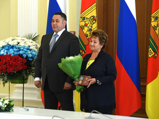 Лилия Корниенко получила поздравление с юбилеем от губернатора Тверской области