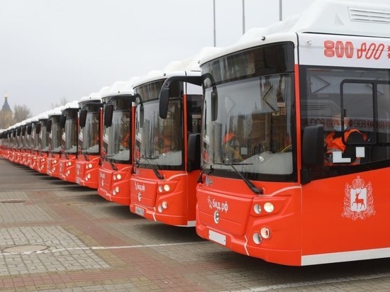  Еще 19 новых автобусов выйдут на маршруты в Нижнем Новгороде