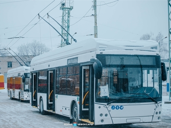 В Чебоксары прибыли первые три троллейбуса «Горожанин»