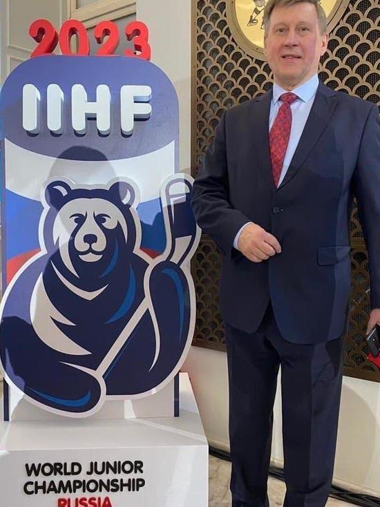 Суровый медведь с клюшкой стал официальным логотипом МЧМ-2023 в Новосибирске