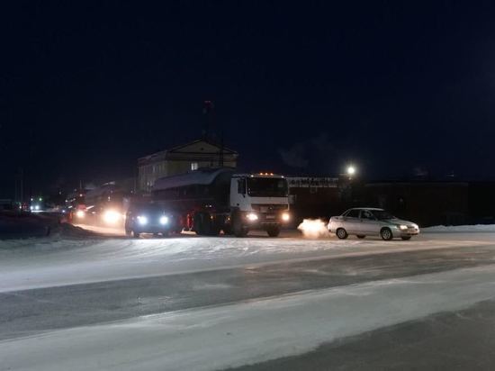 В Новом Уренгое изменится схема движения в районе строящегося путепровода