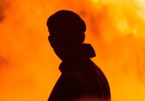 В мкр Черемушки Черновского района Читы в ночь на 21 декабря загорелась надворная постройка