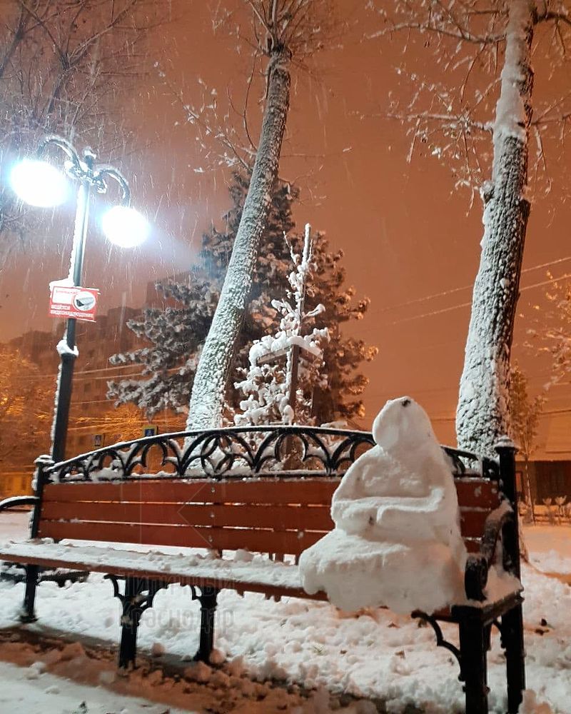 Снег в Краснодаре 2020