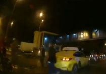 На востоке Москвы сотрудник ГИБДД во время оформления ДТП был сбит другим автомобилем