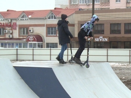 В калмыцкой столице заработала скейт-площадка