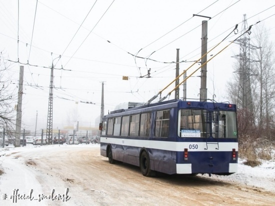 Первый прошел: первый из 30 троллейбусов из Москвы  в Смоленске вышел на линию