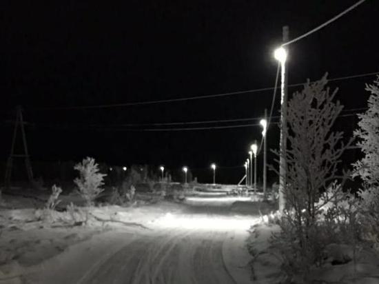 Подсветку лыжной трассы установили в Ловозере