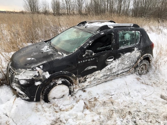 В Ивановской области взлетел автомобиль