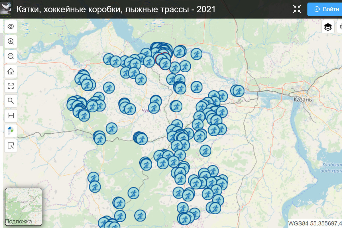 В Чувашии заработала интерактивная карта катков и лыжных трасс - МК  Чебоксары