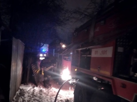 Появились фотографии с места пожара в Рязани с четырьмя погибшими