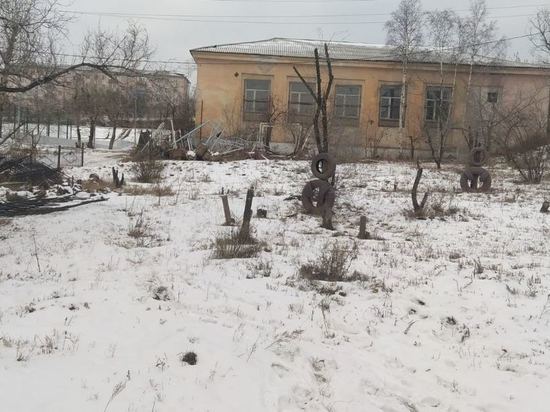 В Улан-Удэ территория школы озеленялась в морозы