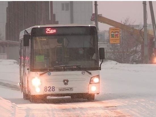 В Новом Уренгое с 1 января автобус №25К будет курсировать по новому маршруту
