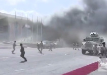 Мощный взрыв прогремел в аэропорту Адена в Йемене