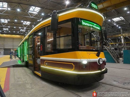 Презентован ретро-трамвай, который будет ездить в Екатеринбурге