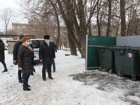 Сорокина проверила состояние дворов и мусорных площадок в Рязани