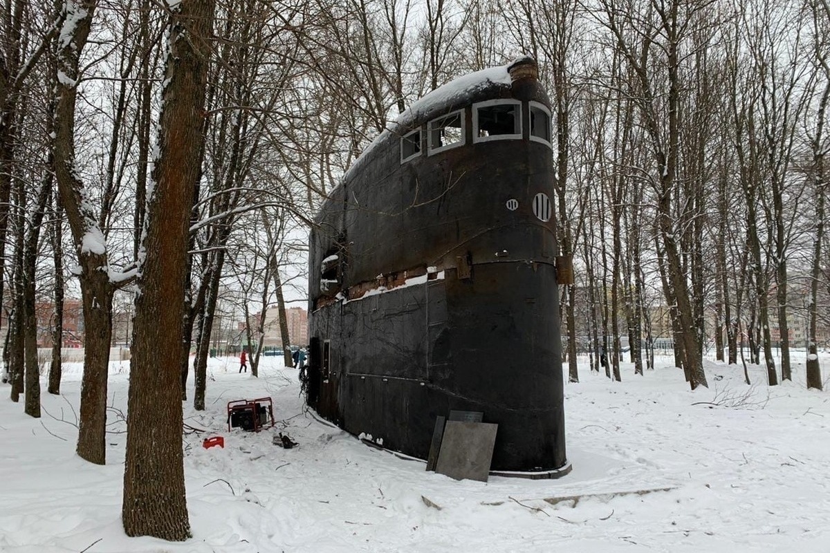 Рубка подводной лодки б-402 «Вологда» Вологда парк