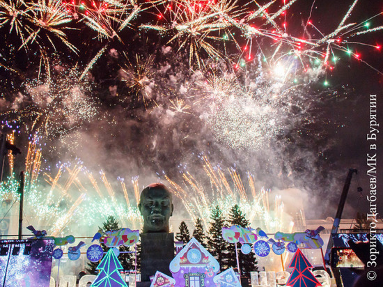 Улан-Удэ оказался самым скромным в ДФО по новогоднему оформлению