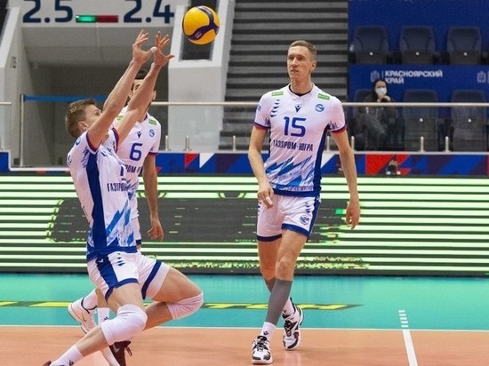 Сургутские волейболисты обыграли команду «Белогорье»