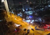 В среду, 6 января, на территории городской больницы в Новосибирске возник пожар в здании МРТ-центра «Альба-мед»